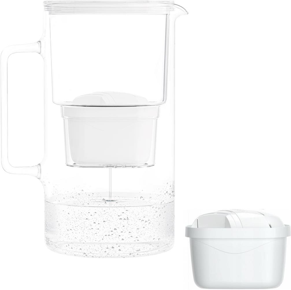 Wessper Sklenená kanvica AquaMax D2 3,3 l, biela + 1 filter...