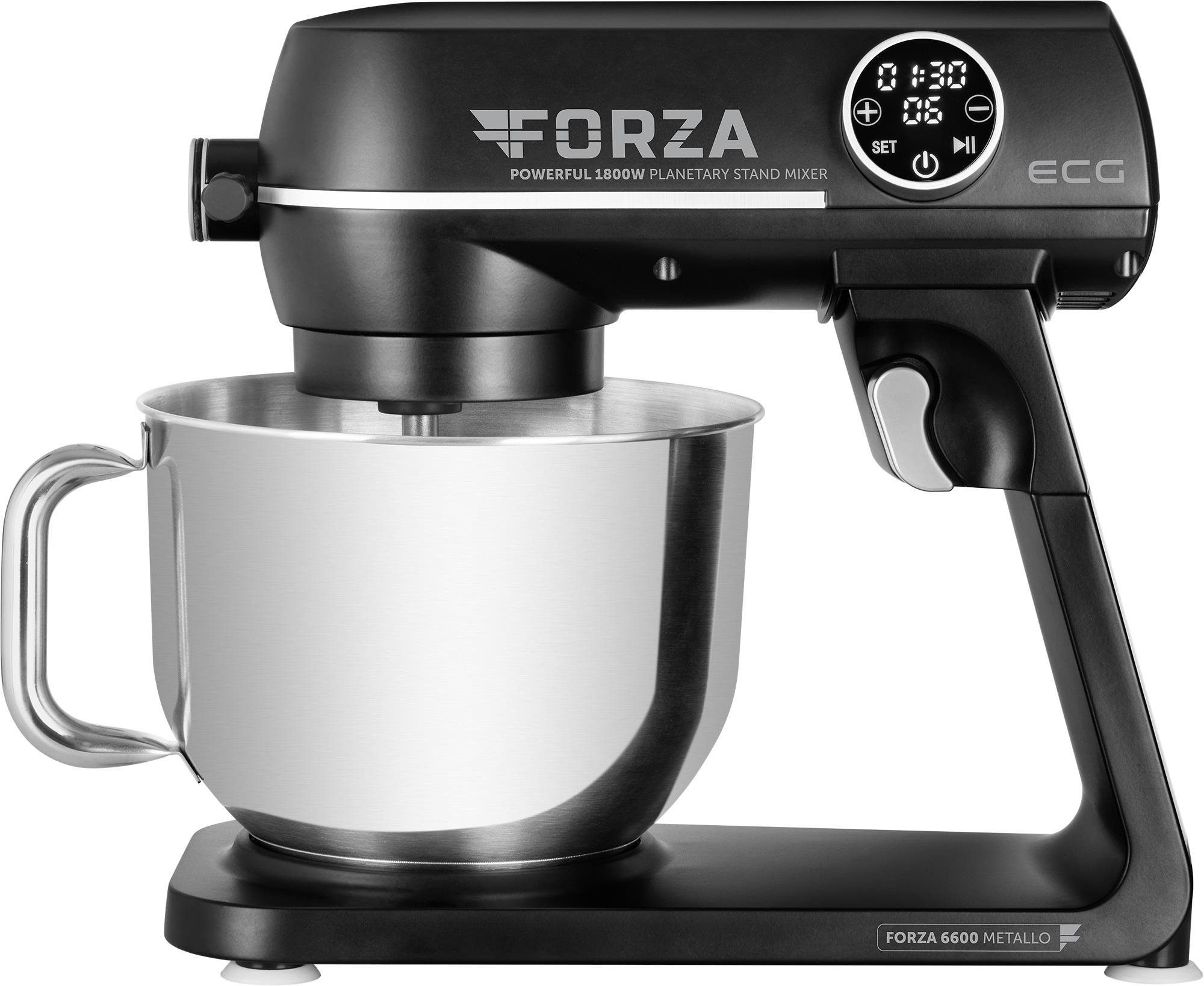 ECG Forza 6600 Metallo Nero Kuchynský robot
