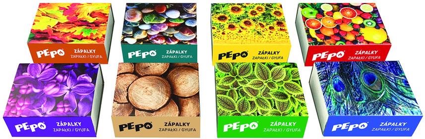 Severochema Pe-Po Zápalky 55 mm, 100 ks Zápalky