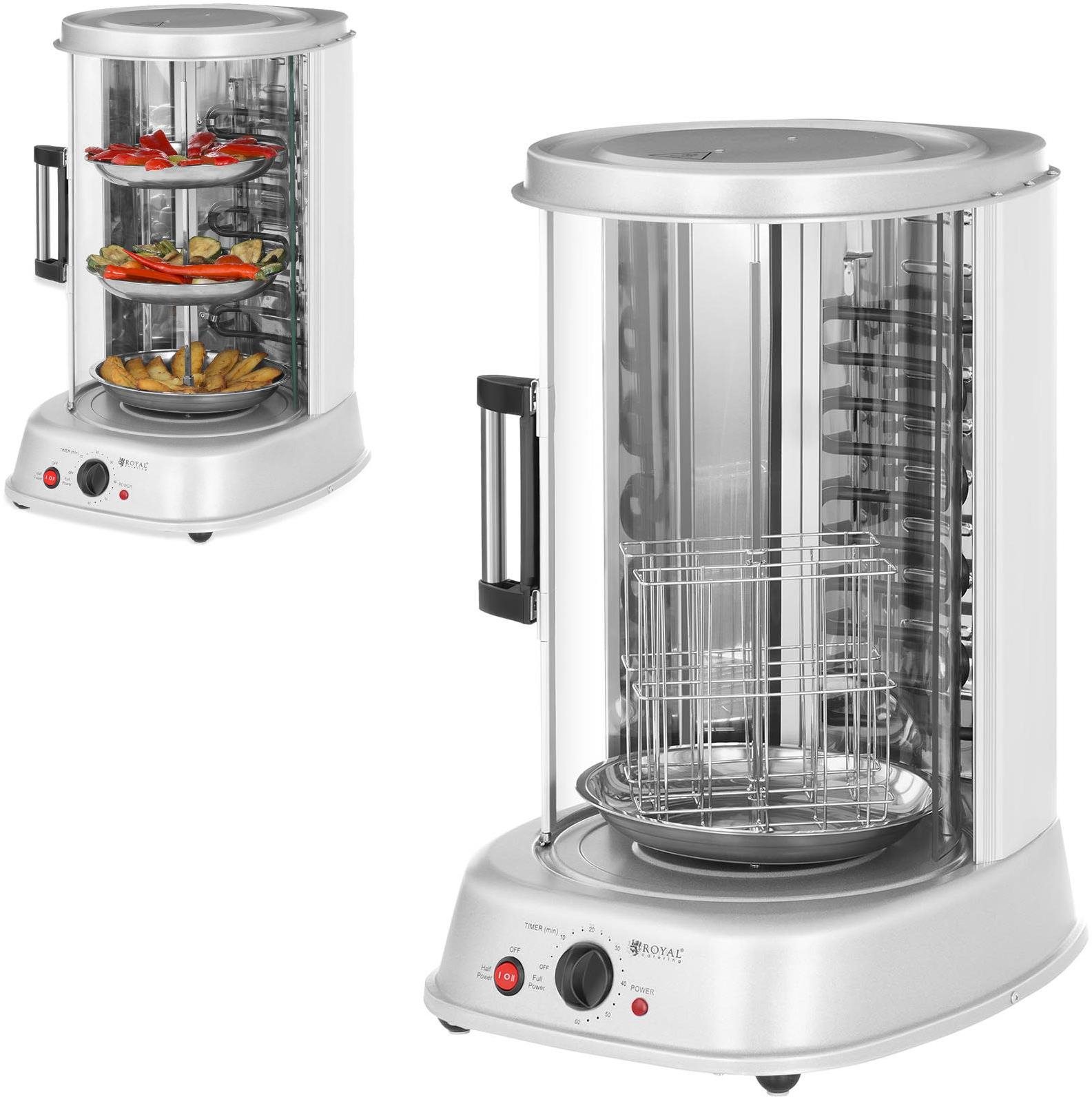 Royal Catering RCGV-1800 Gril na kebab, gyros, zeleninu,...