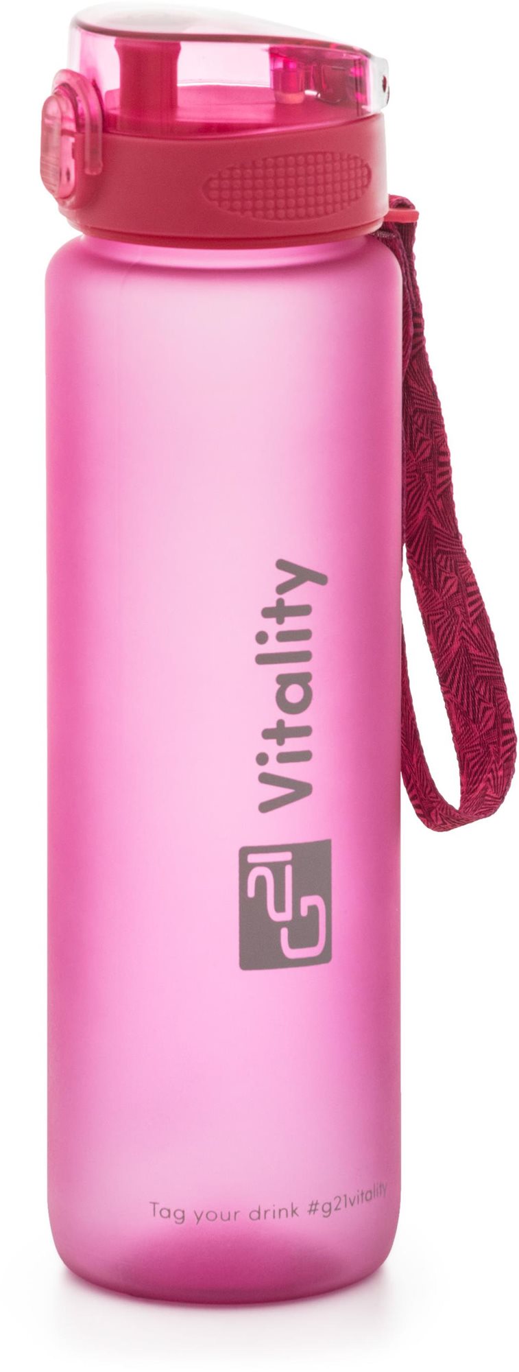 G21 - 1000ml, fagyos rózsaszín Kulacs