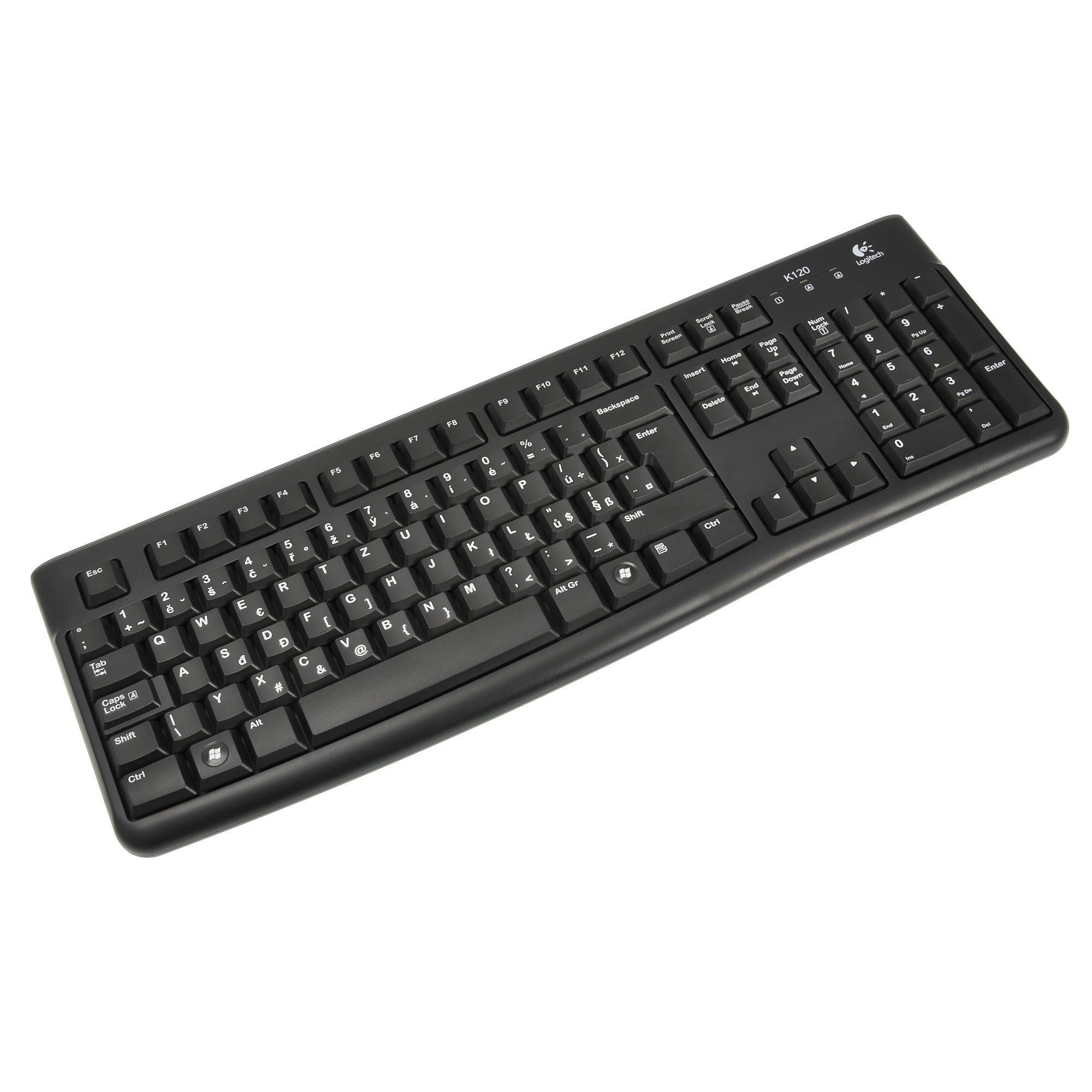 Logitech Keyboard K120 CZ Klávesnica