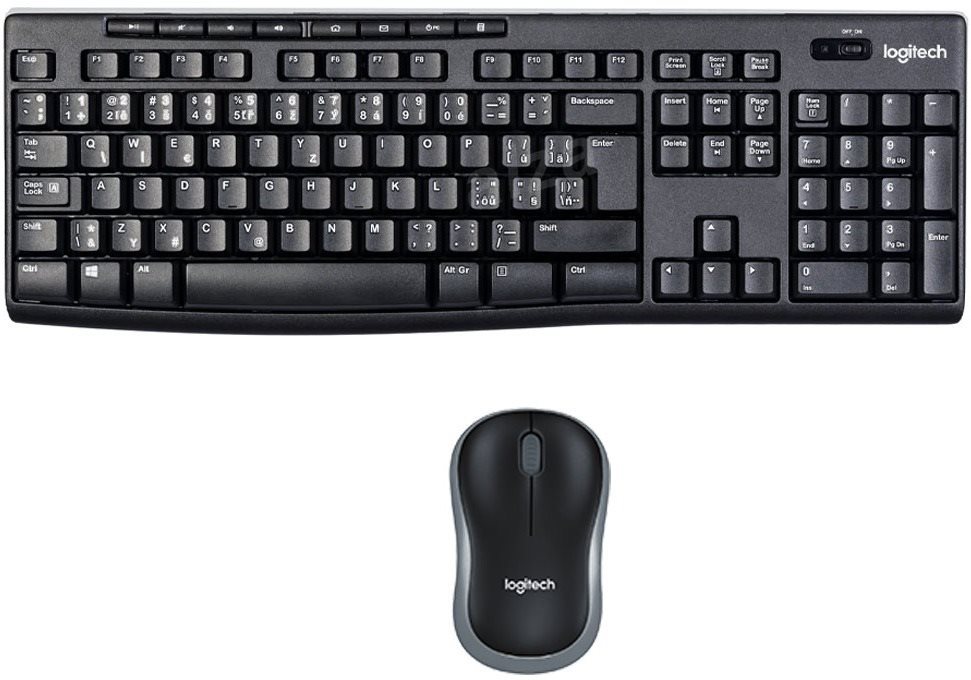 Logitech Wireless Combo MK270 CZ Set klávesnice a myši