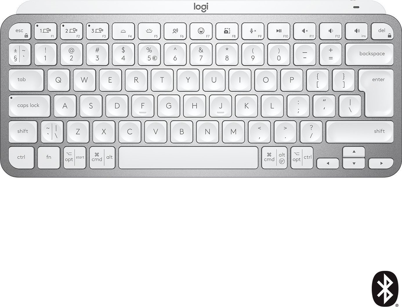Logitech MX Keys Mini Minimalist Wireless Illuminated Keyboard,...