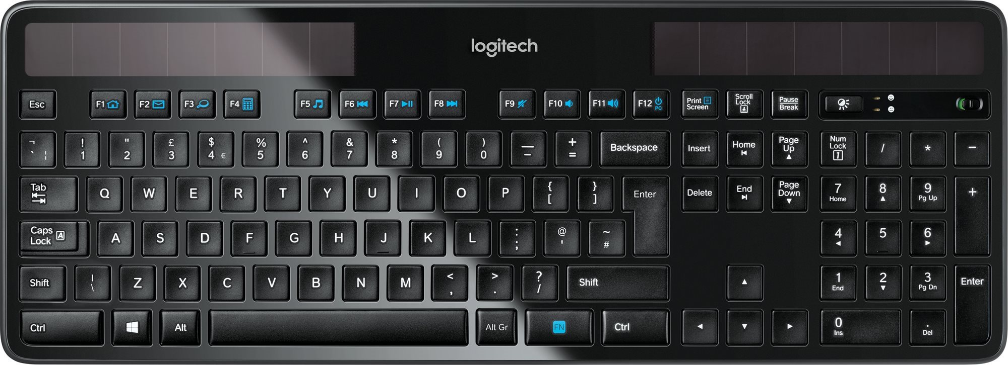 Logitech Wireless Solar Keyboard K750 (UK) Keyboard