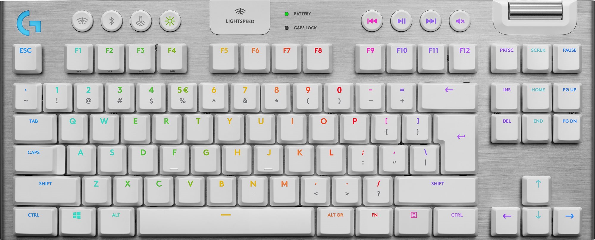 Logitech G915 LIGHTSPEED TKL GL Tactile - fehér, US INTL Gamer...