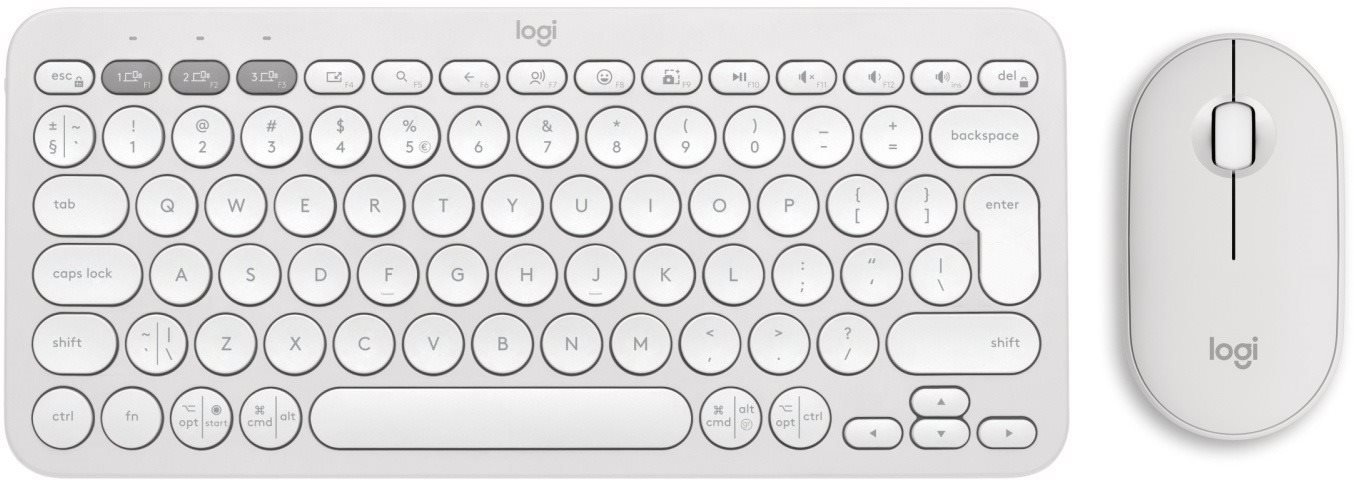 Logitech Pebble 2 Combo MK380s, Off-white - US INTL...