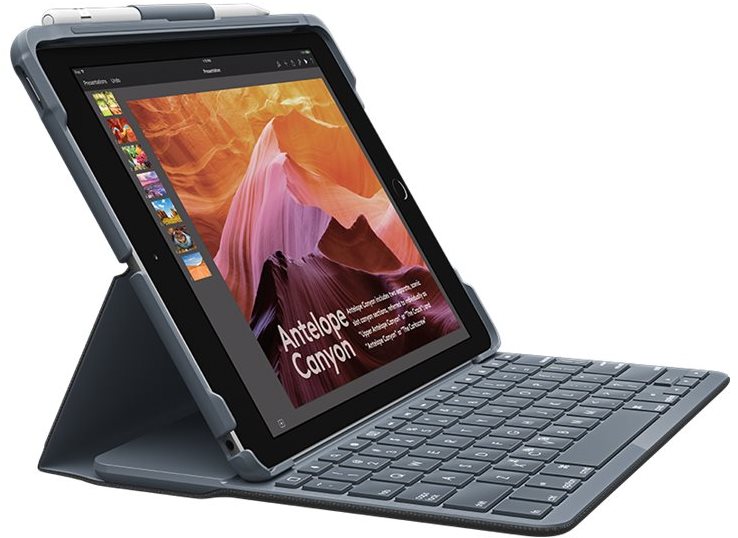 Logitech Slim Folio für iPad (7., 8. und 9. Generation) - UK Hülle...