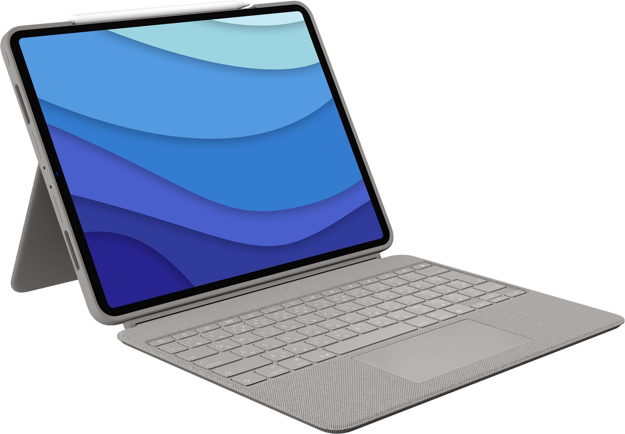 Logitech Combo Touch na iPad Pro 12.9" (5. a 6. Gen), piesková – US...