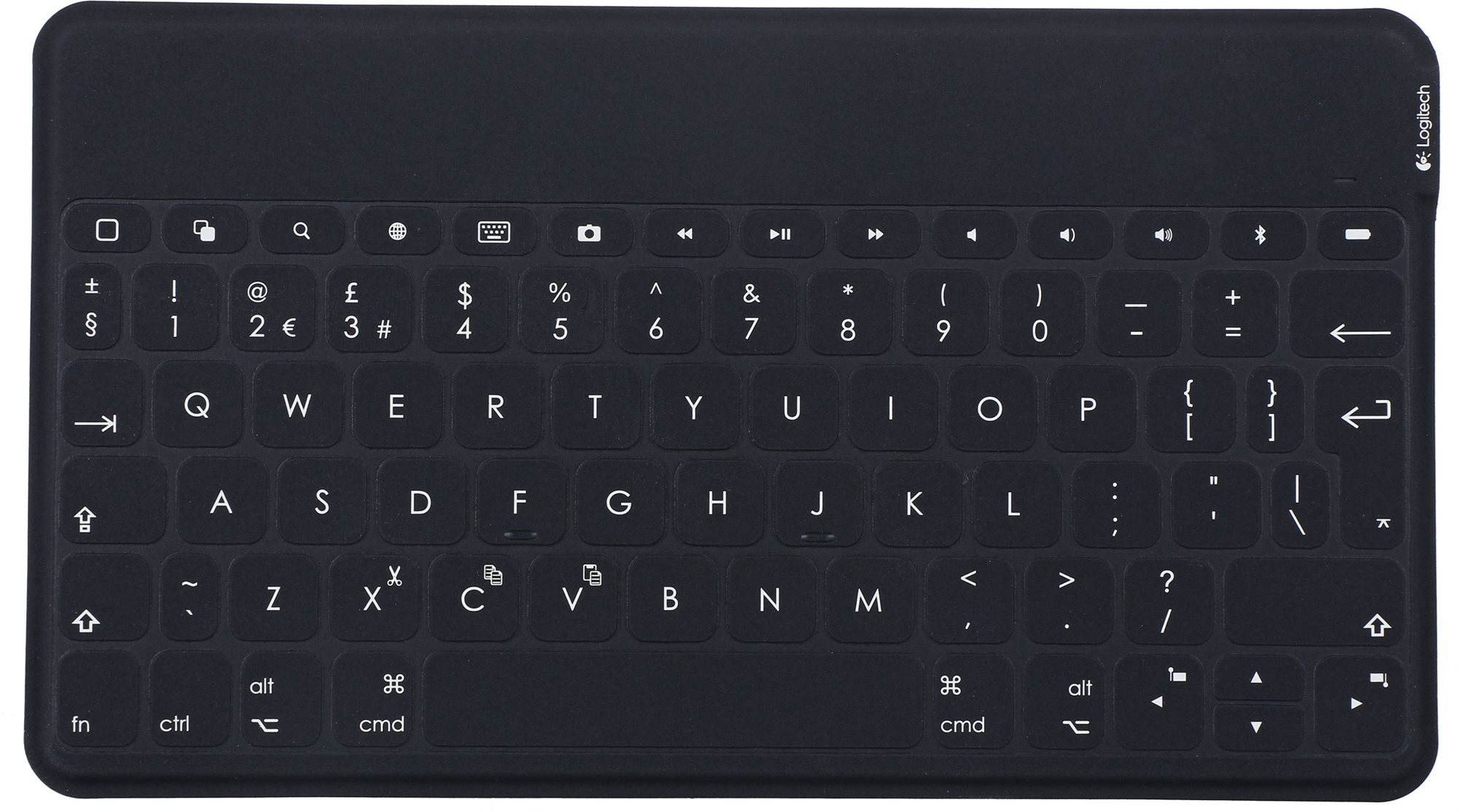 Logitech Keys-To-Go, fekete - UK Billentyűzet