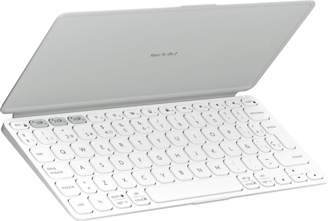 Logitech Keys To Go 2 Pale Grey - US INTL Billentyűzet