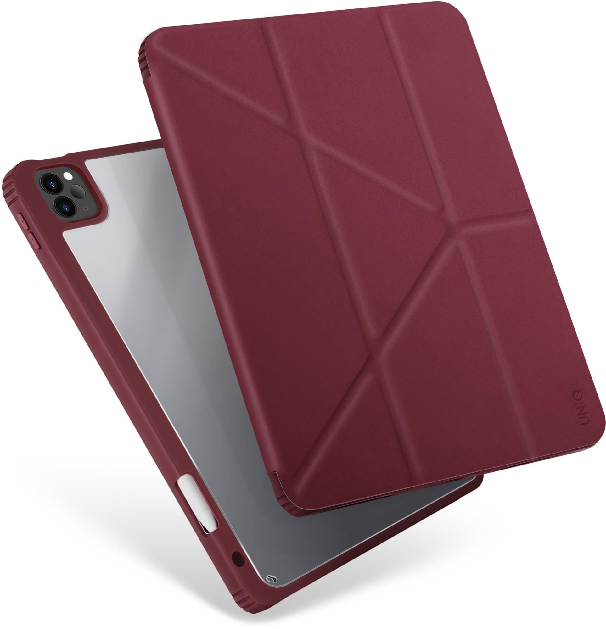 Uniq Moven antimicrobien pour iPad Pro 11" (2021), bordeaux Coque...