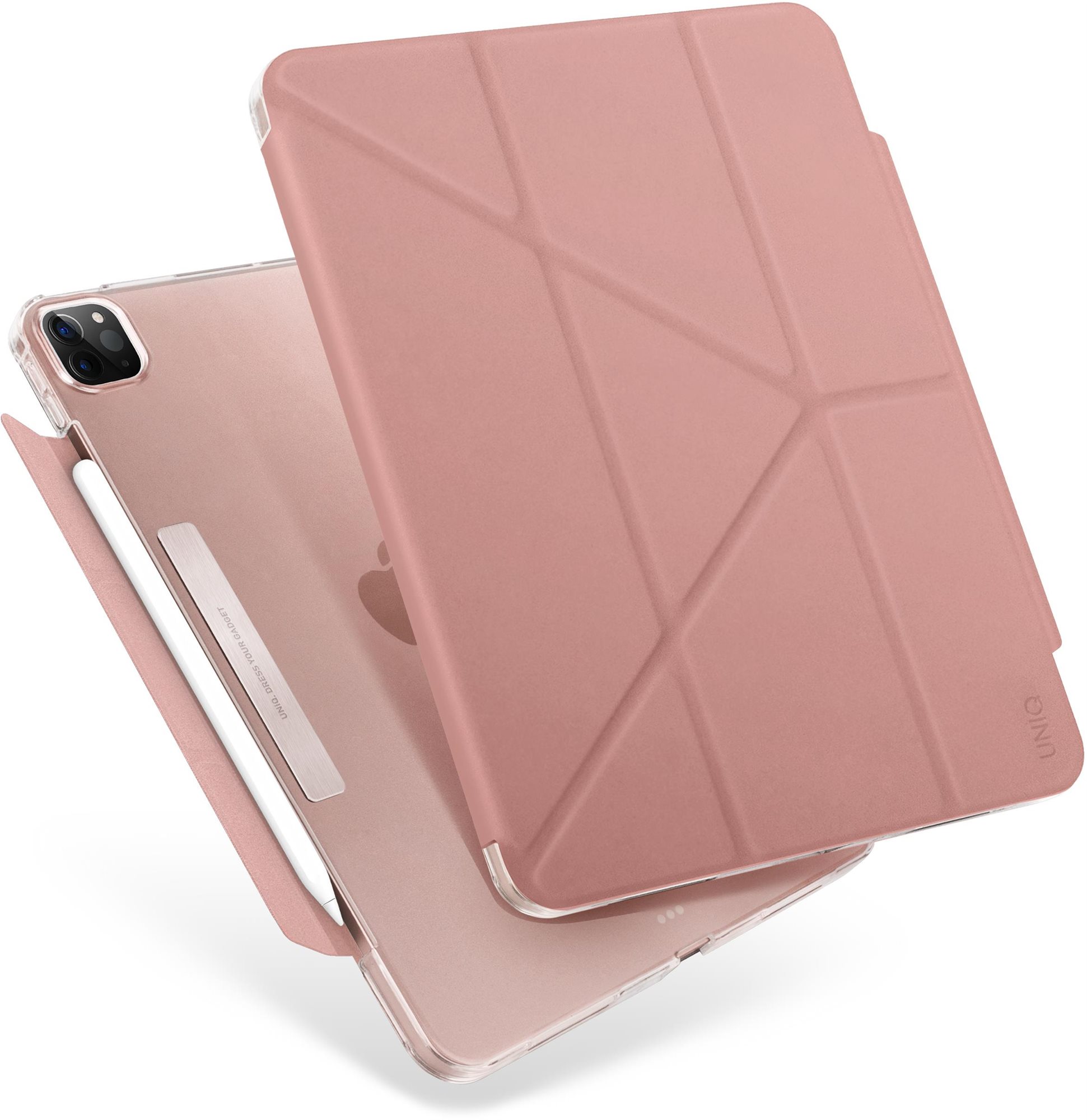 Uniq Camden antimikrobiell für iPad Pro 11“ (2021), pink Tablet-Hülle