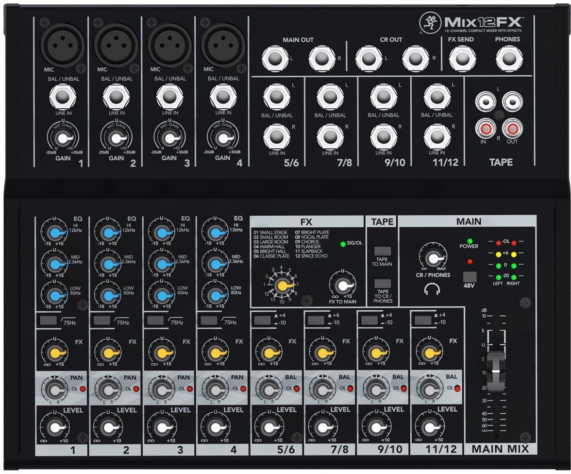 MACKIE Mix12FX Mixážny pult