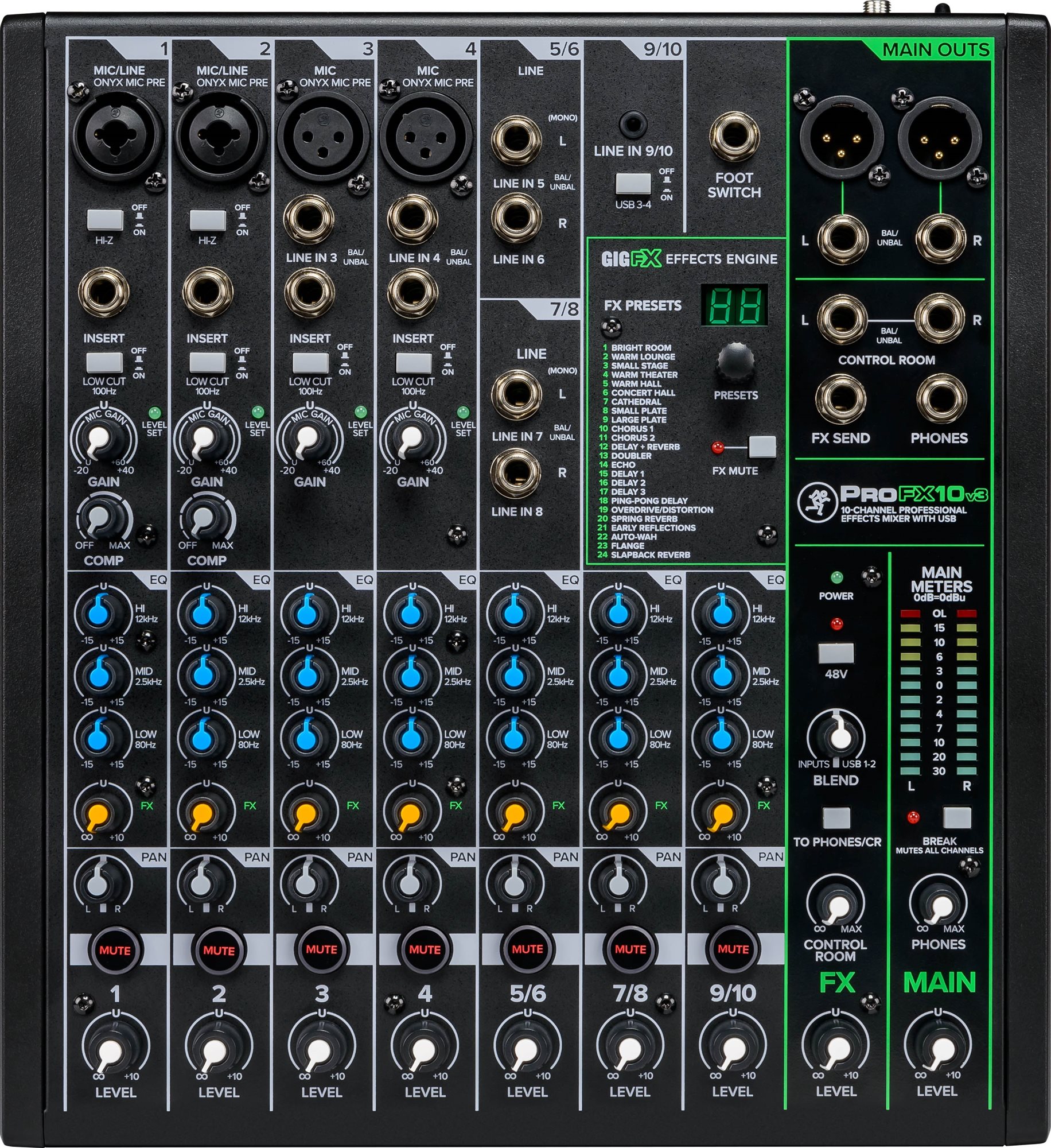 MACKIE ProFX10v3 Keverőpult