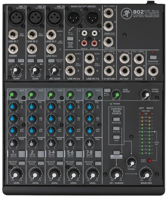 MACKIE 802 VLZ4 Mixážny pult