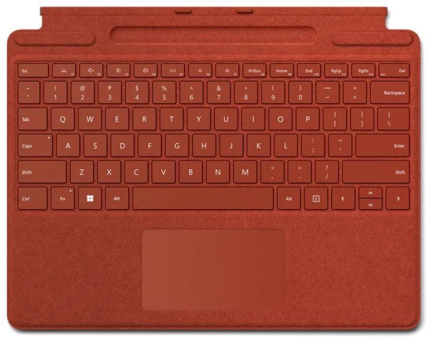 Microsoft Surface  Pro X/Pro 8/Pro 9 Signature Keyboard Poppy Red...
