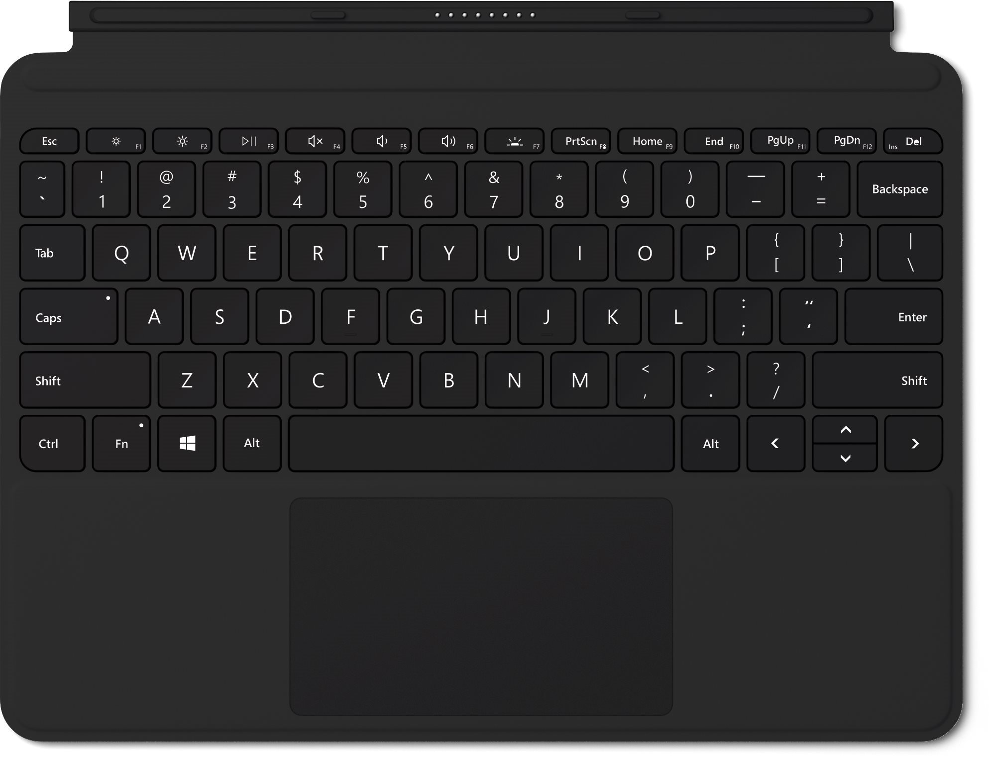 Microsoft Surface Go 3/ Go 4 Type Cover Black Magyar Billentyűzet