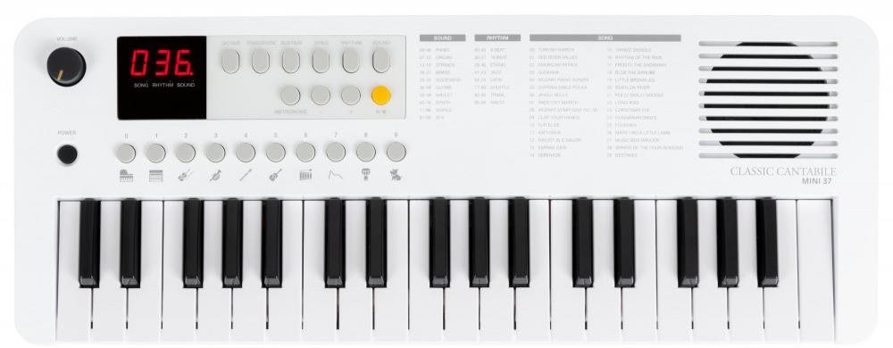 Classic Cantabile MINI-37 šedobílé Klávesy