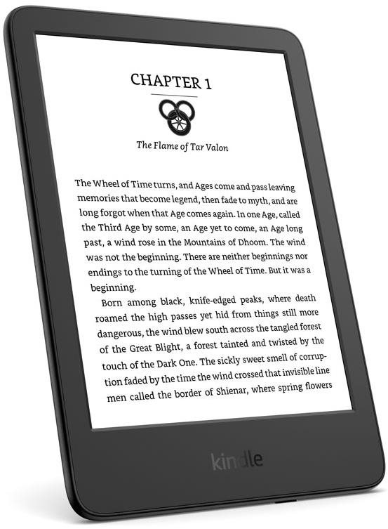 Amazon Kindle 2022, 16GB, fekete, reklámmentes Ebook olvasó