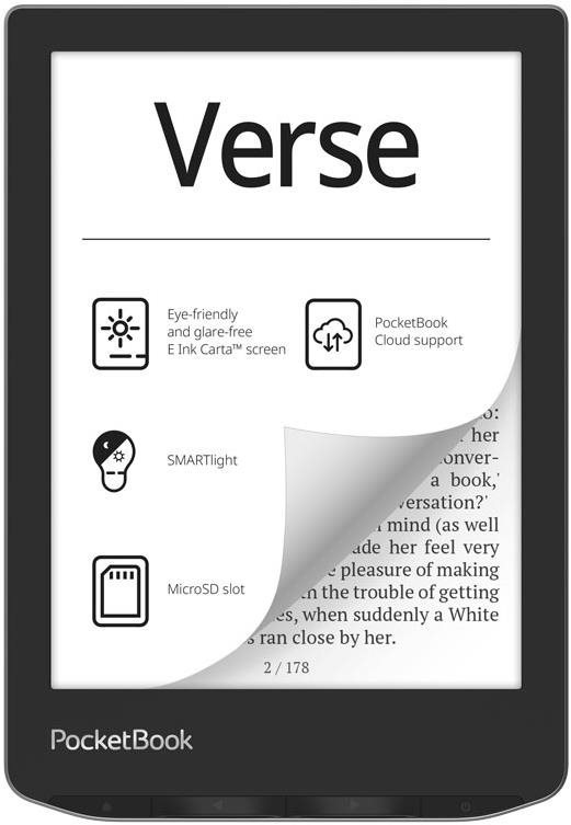 Pocketbook 629 Verse Mist Grey, grau eBook-Reader