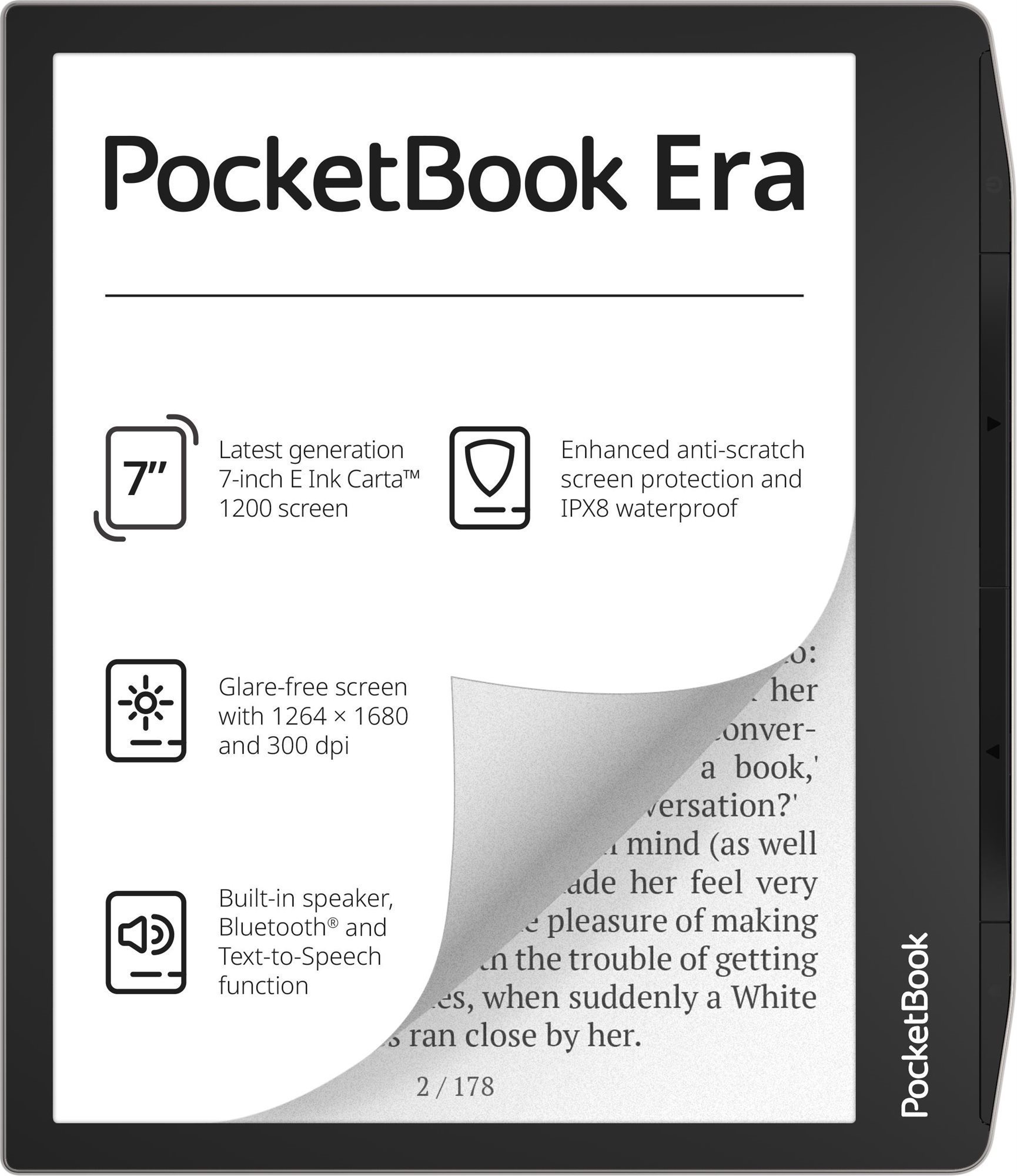 PocketBookBookBook 700 Era Stardust Silber eBook-Reader