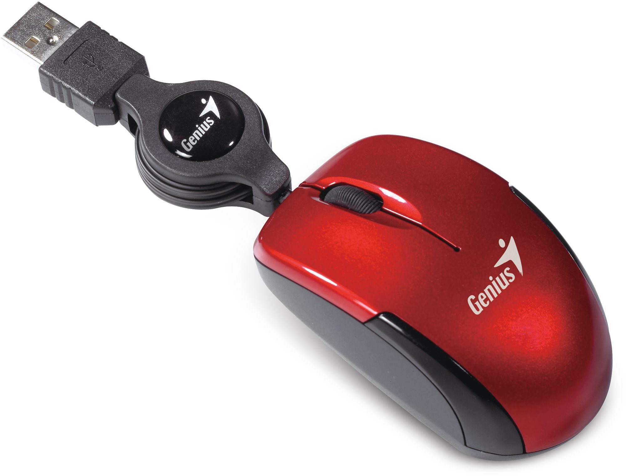 Genius Micro Traveler V2 Red Mouse