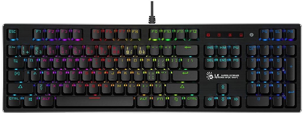 A4tech Bloody B820 Red Switch CZ Herná klávesnica