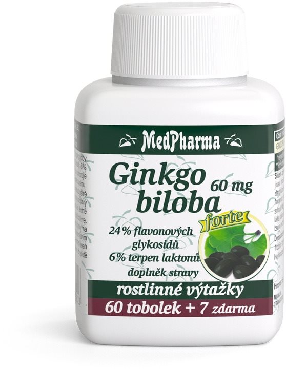 MedPharma Ginkgo biloba 60 mg Forte - 67 tob. Ginkgo Biloba