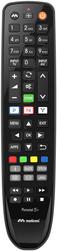Meliconi 806076 Gumbody Personal 5+ pre TV Panasonic Diaľkový ovládač