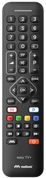 Meliconi 808053 Easy TV+ univerzális Távirányító