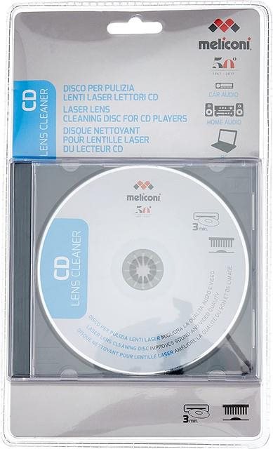 Meliconi 621011 Reinigungs-CD für CD-Laserlinse Reinigungs-CD