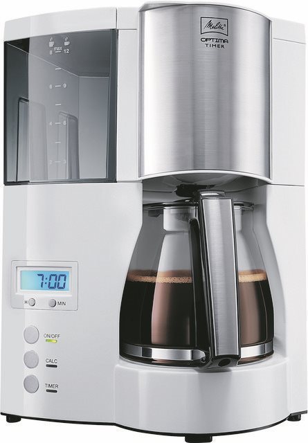 Melitta Optima Timer fehér Filteres kávéfőző