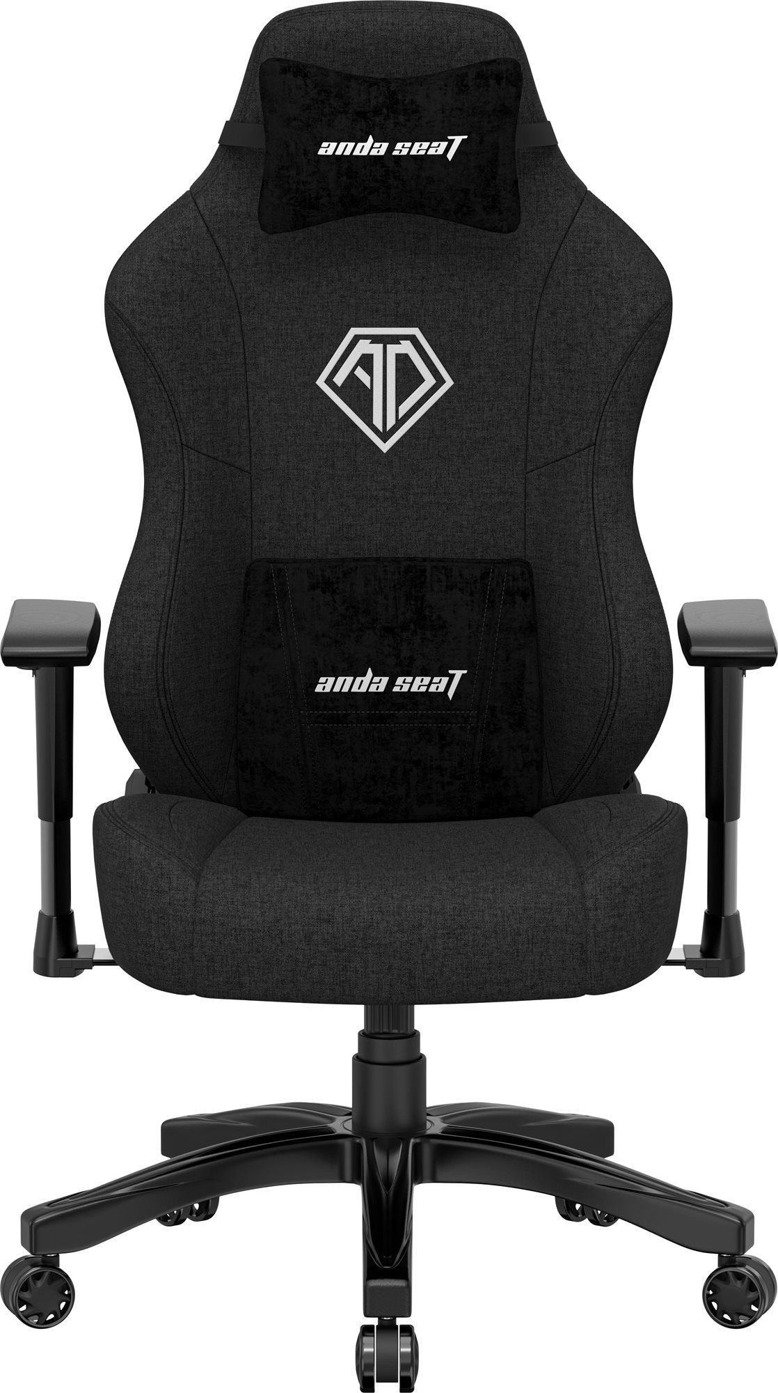 Anda Seat Phantom 3 L - schwarzer Stoff Gaming-Stuhl