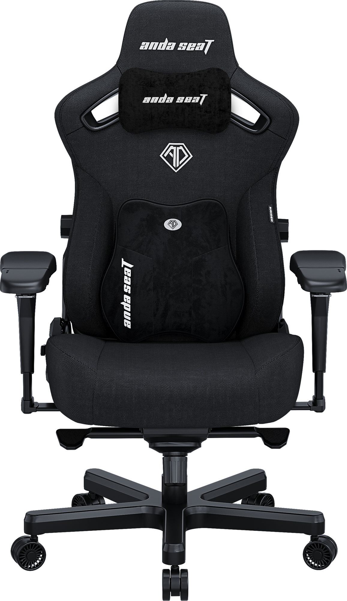Anda Seat Kaiser 3 Pro Premium Gaming Chair – XL size Black Fabric...