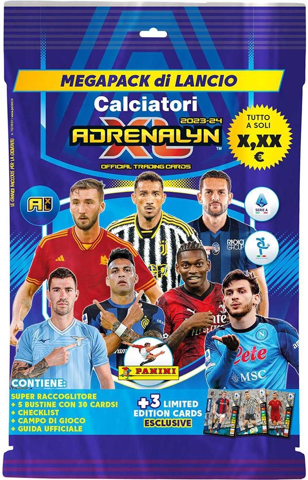 Panini Štartovacia súprava SERIA A Adrenalyn XL 2023/24 Zberateľské...