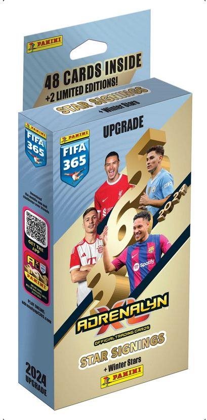 Panini Upgrade kariet FIFA 365 Adrenalyn XL 2024 Winter Star...