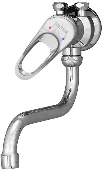 Mereo Drezová nástenná batéria s ramienkom 3/4" – 180 mm, chróm...