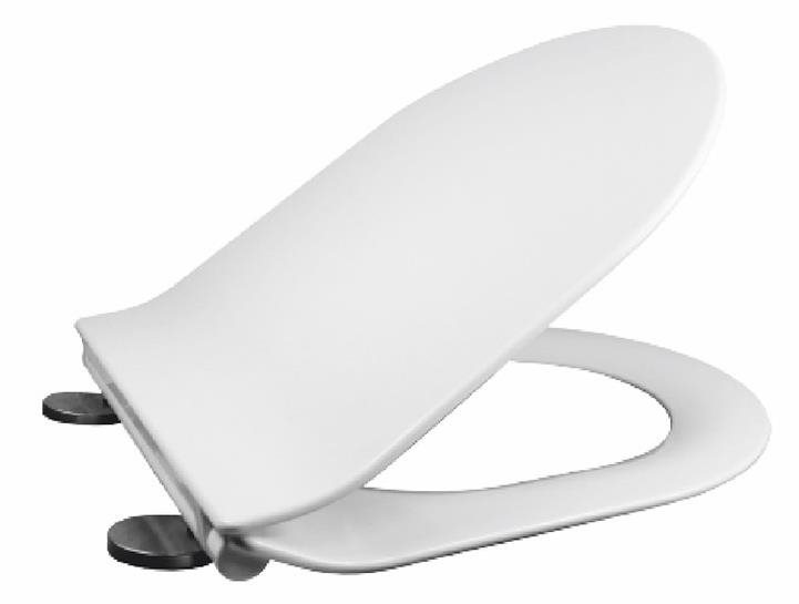 Mereo Samozatváracie WC sedadlo slim, duroplast, biele, s...