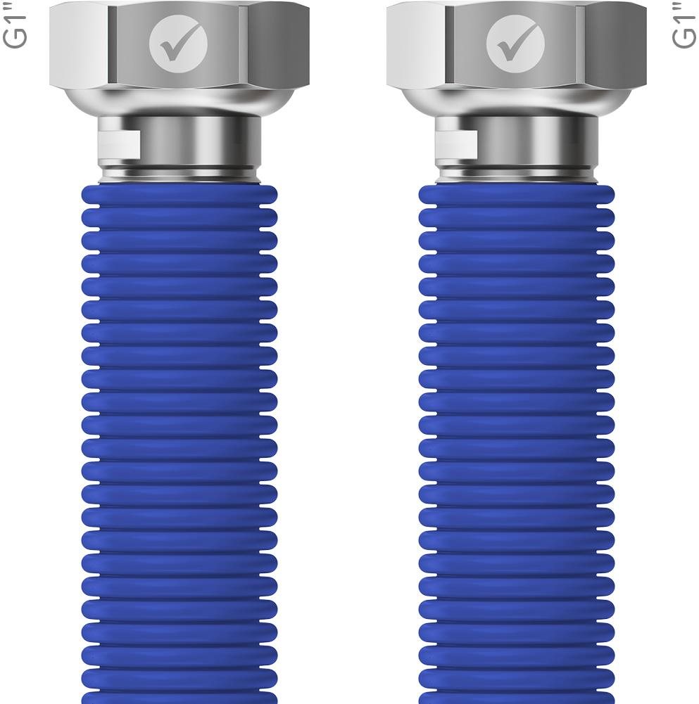 MERABELL Aqua Flexi tömlő G1"-G1" piros Bekötőcső