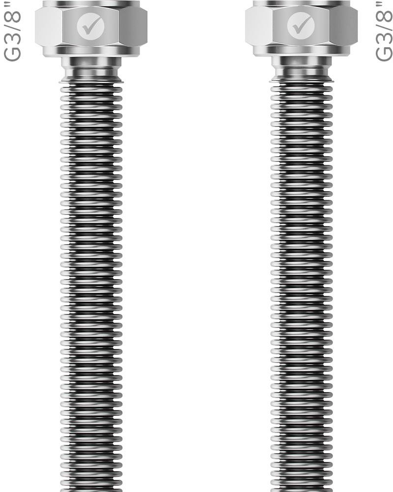 MERABELL Aqua Classic G3/8" - G3/8", 50cm Bekötőcső