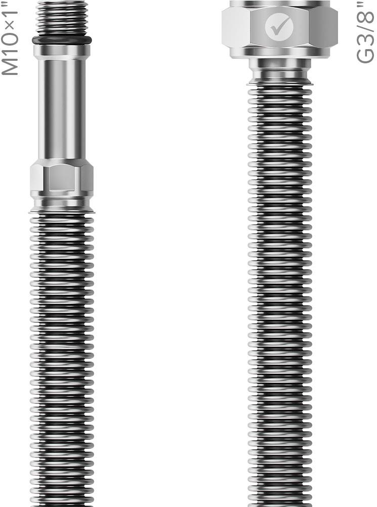 MERABELL Aqua Classic G3/8” – M10 × 1, 50cm Bekötőcső