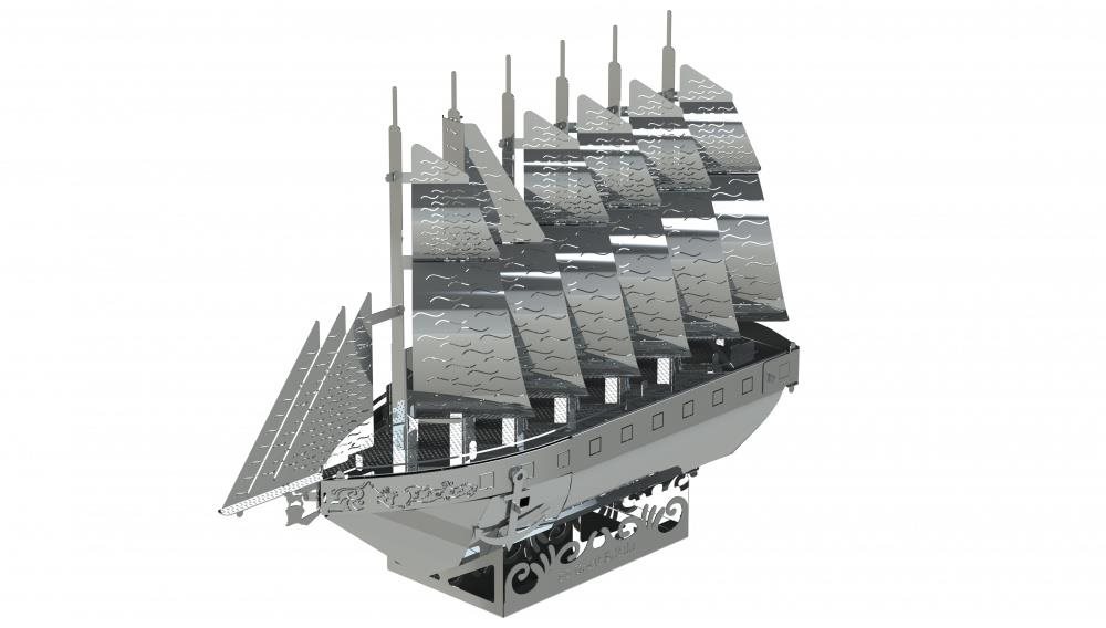 Metal Time Luxusná oceľová stavebnica SS Great Britain 3D puzzle