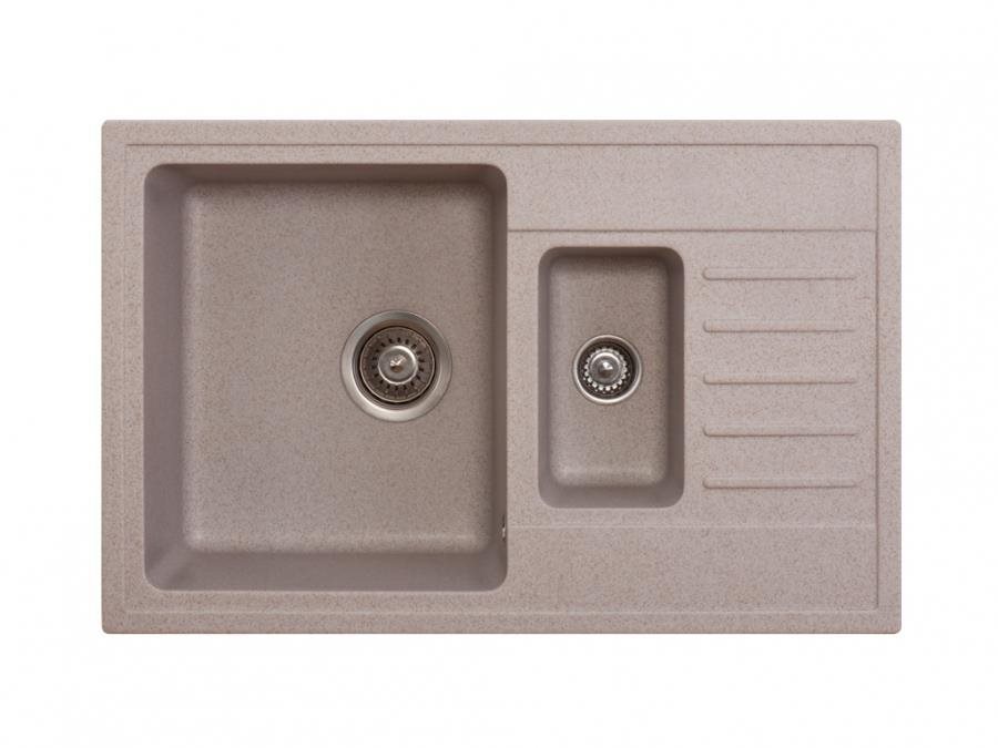 Metalac Granit X Quadro Plus 1,5D dvoj s vaničkou a odkvapom,...