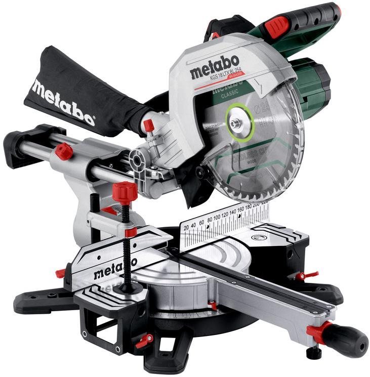 Metabo KGS 18 LTX BL 254 Akkus fejezőfűrész, 18 V, 1× 4 Ah Gérvágó...