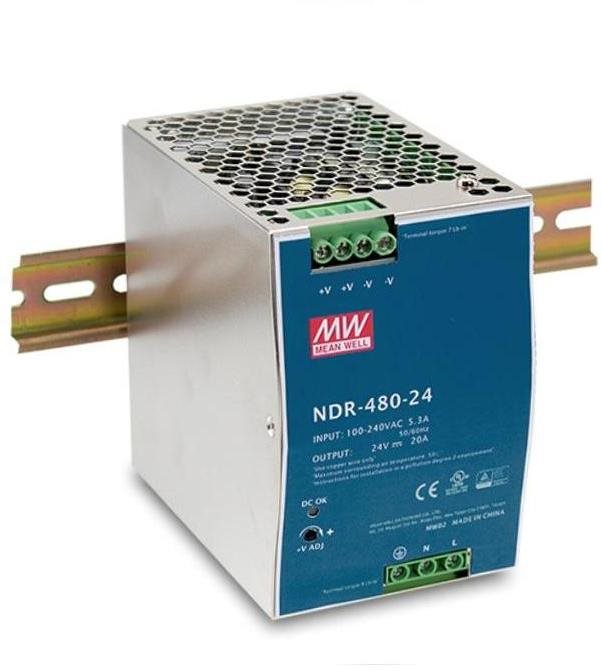 Mean Well NDR-480-24 Napájací zdroj