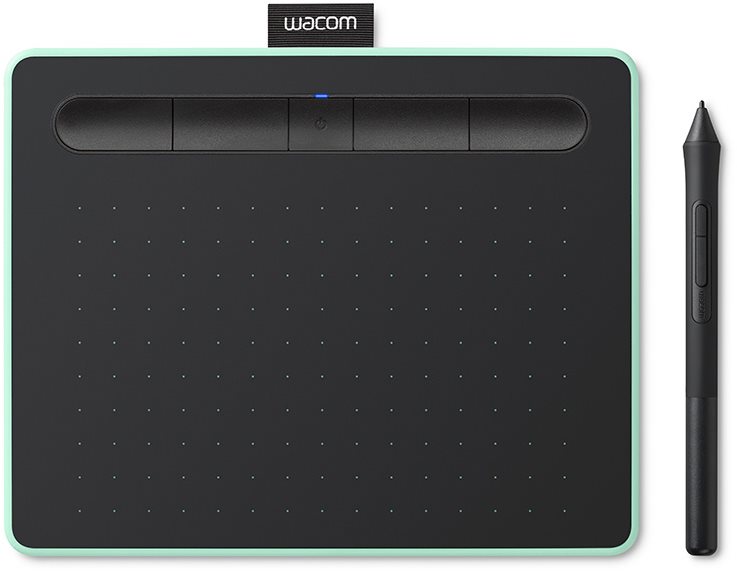 Wacom CTL-4100WLE Intuos Bluetooth S - pisztácia Digitalizáló tábla