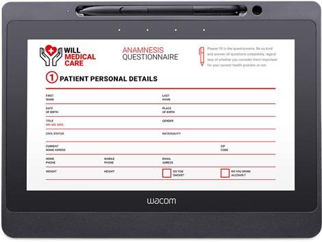 Wacom Signature Set – DTU1141B & sign pre PDF Grafický tablet