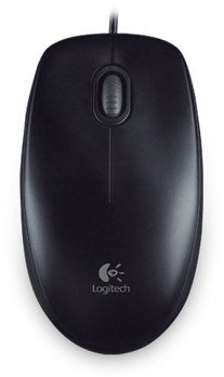 Logitech B100 Optical USB Mouse Black Mouse