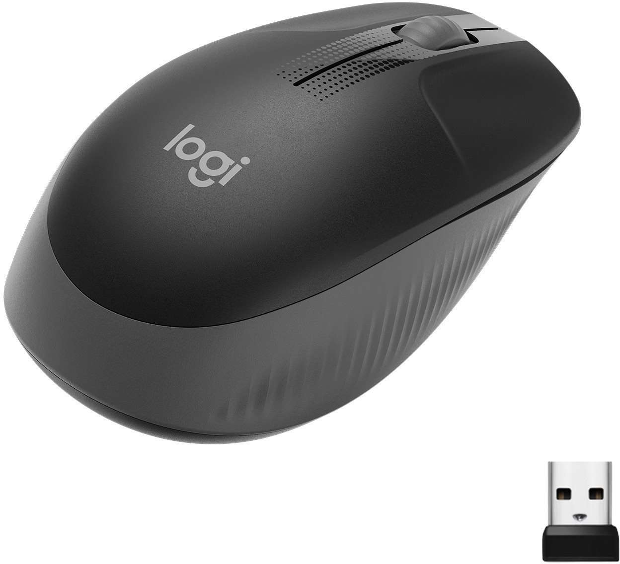 Logitech Wireless Mouse M190 - Charcoal Maus